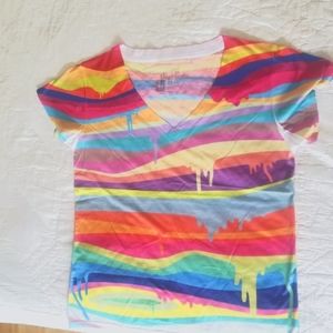 Threadless v neck t shirt women's  xxl NWT